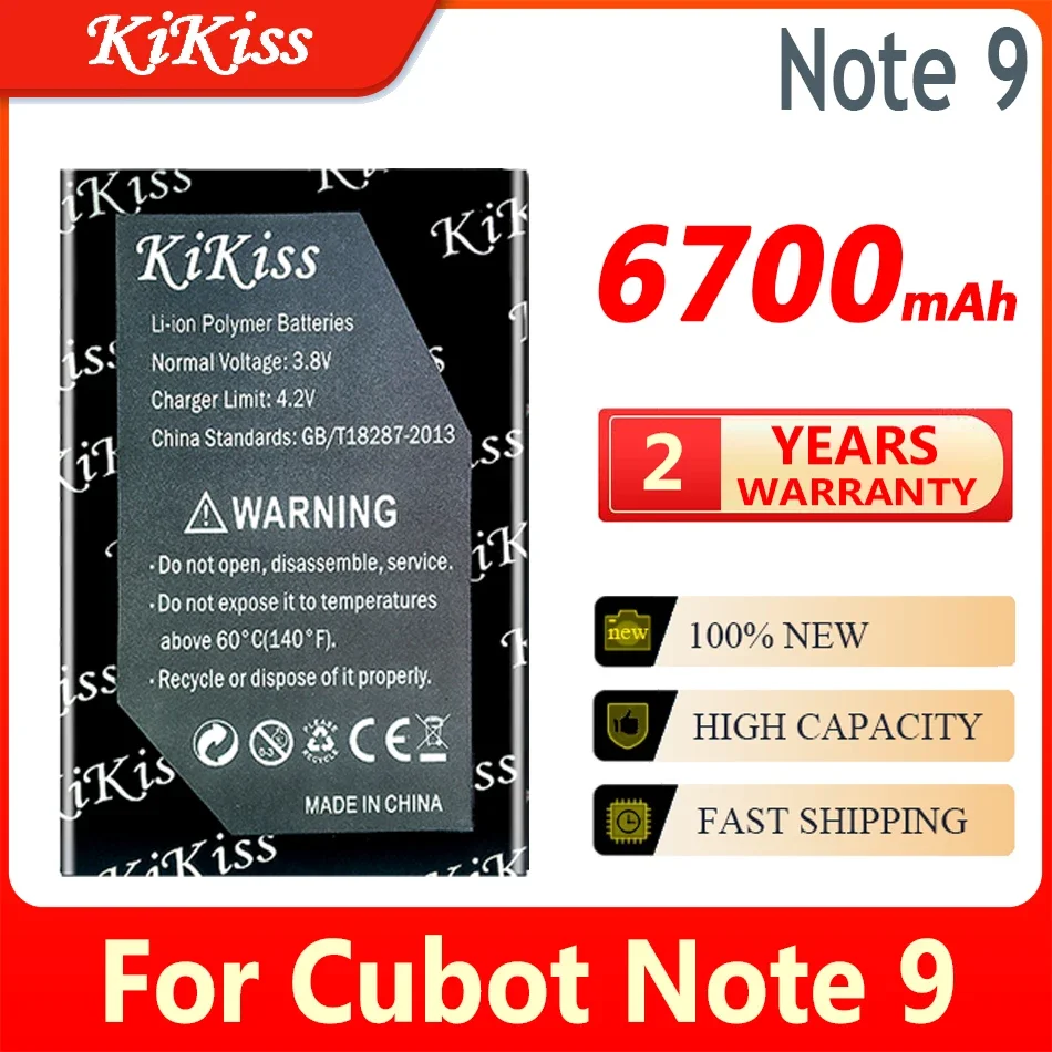 Батерия KiKiss Note 9 (C11) 6700 ма за Cubot Note9 Батерия с голям капацитет