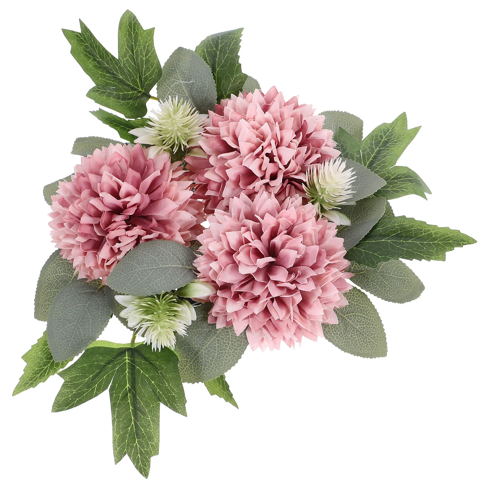 Венец от изкуствени цветя, симулиращ декор от хризантеми, венец от цветя на света