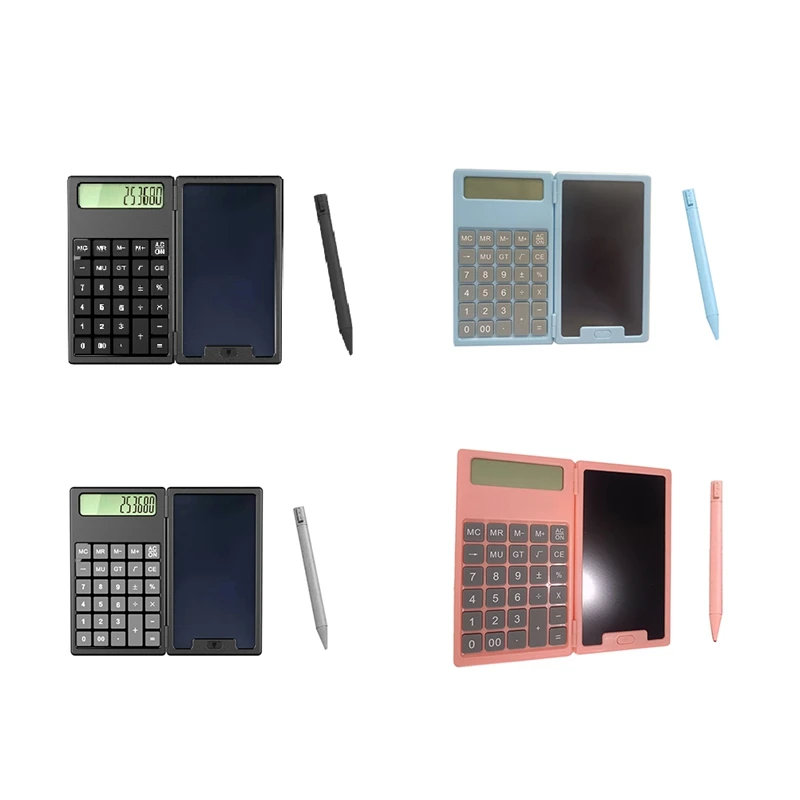 Научен калкулатор училищна сезон Сгъваем таблет Преносим калкулатор за бизнес офис LCD таблет