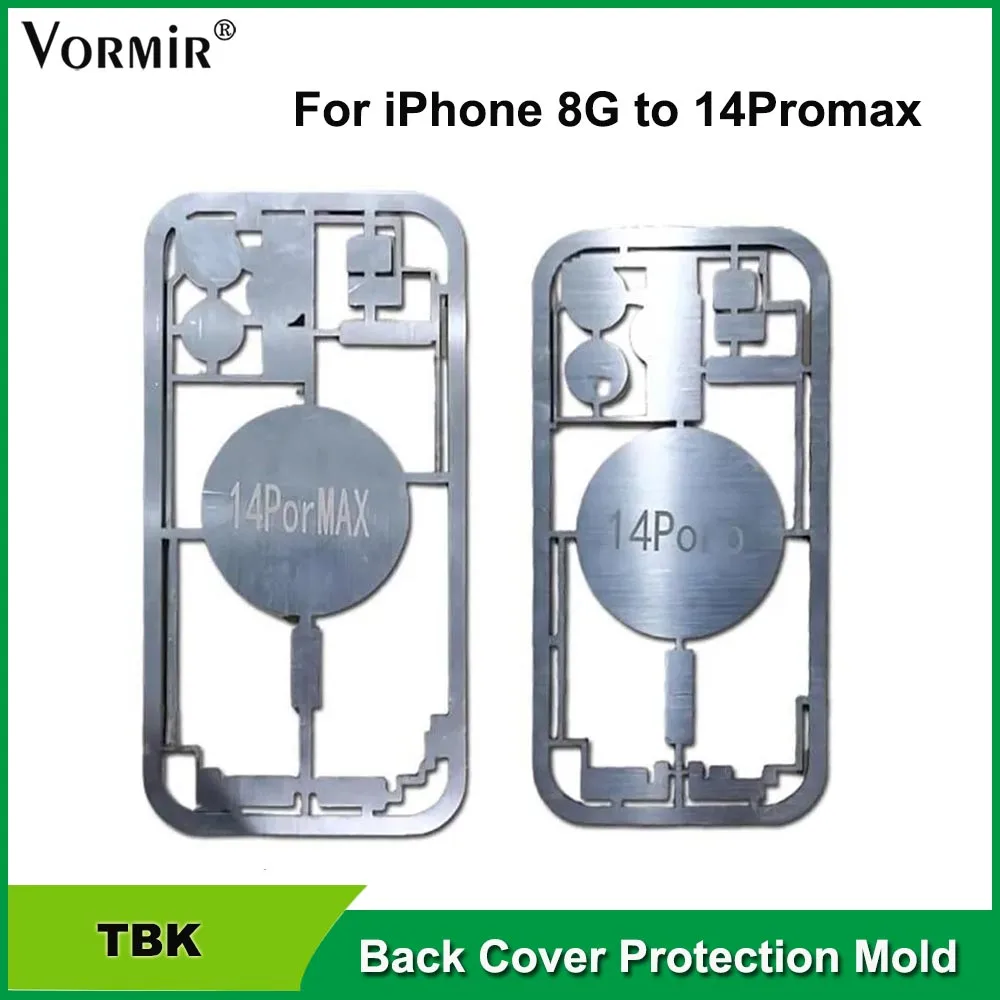 Форма на TBK за лазерна защита на задния капак на корпуса, форма за защита на обектива на камерата, универсална за iPhone 14 13 M-Triangel Refox Laser Machine